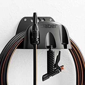 Claber Eco Wall Hose Hanger: Durable, Multicolor Wall-Mounted Garden Hose Holder – Easy Installation