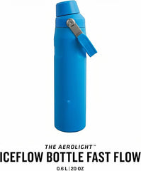 Stanley Aerolight IceFlow 0.6L Water Bottle – Lightweight, Leakproof, and Keeps Drinks Cold for 10 Hours
