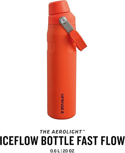 Stanley Aerolight IceFlow 0.6L Water Bottle: Lightweight, Leakproof, and Cold for 10 Hours