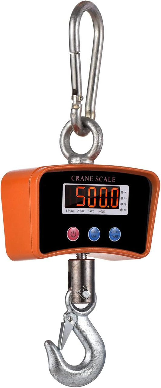 500kg 1102 Portable Digital LED Scale – Heavy-Duty Industrial Hanging Scale with High-Precision Sensor & Clear Display