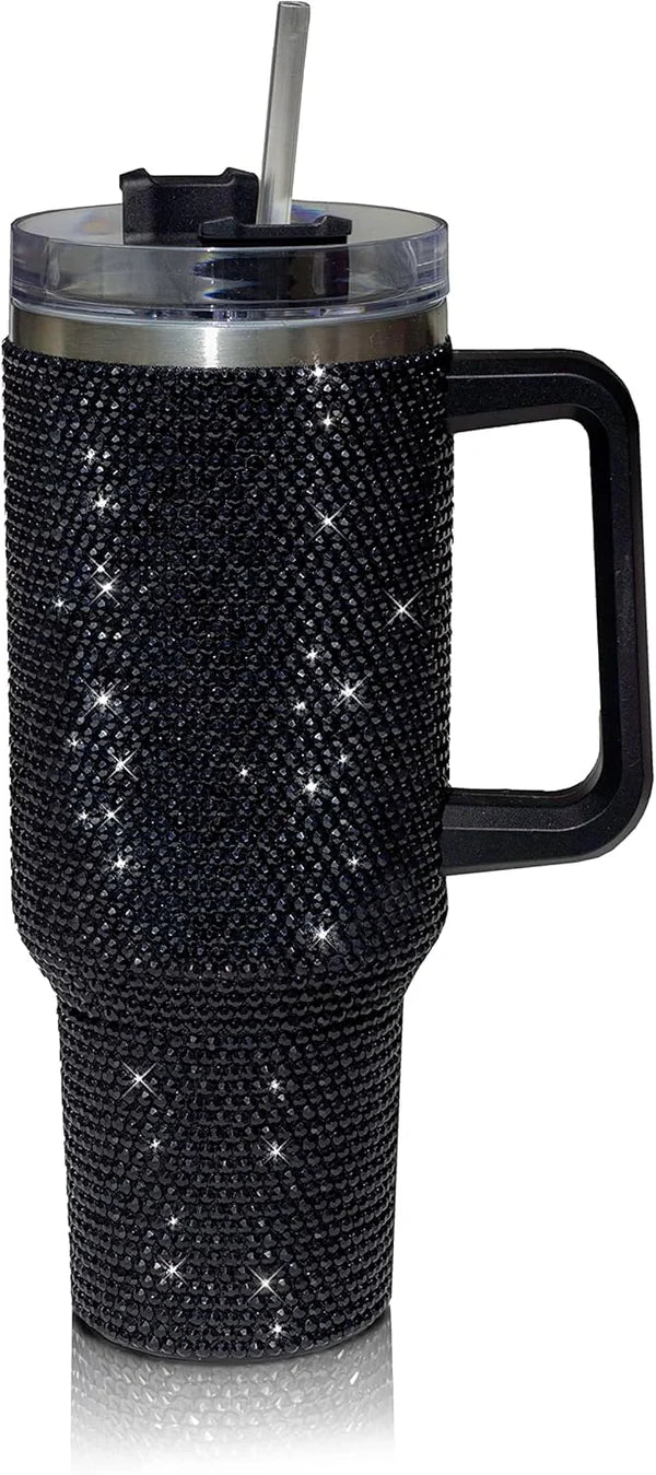 Stanley 40 oz Tumbler with Handle – Aqua Blue | Double Wall Stainless Steel Travel Mug with Lid & Straw