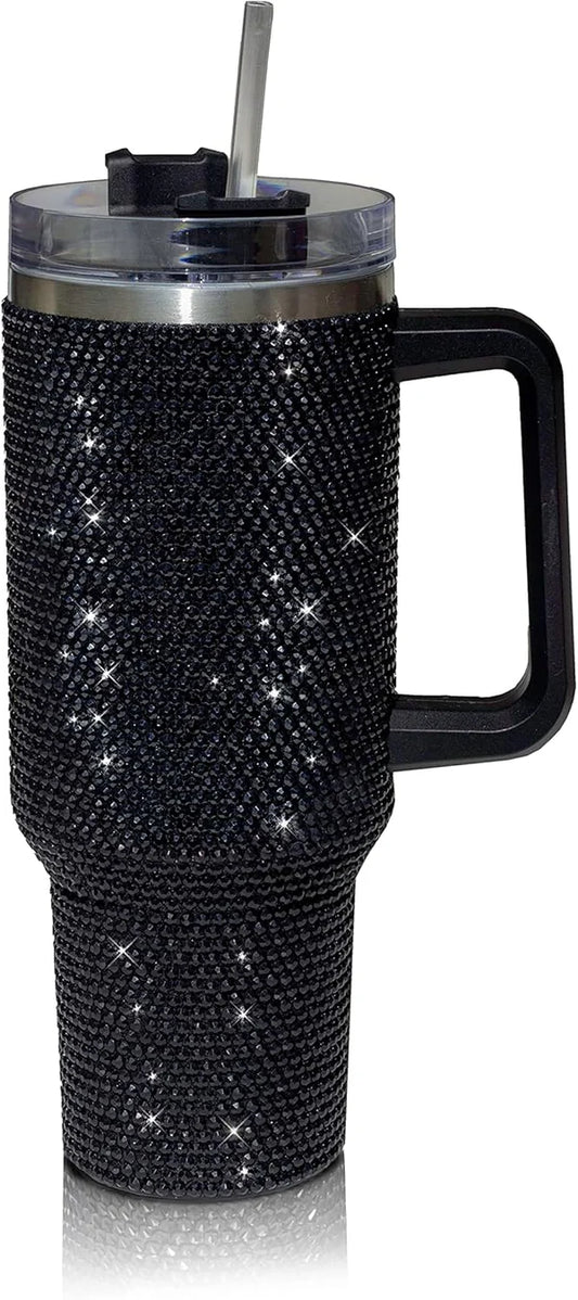 Stanley 40 oz Tumbler with Handle – Aqua Blue | Double Wall Stainless Steel Travel Mug with Lid & Straw