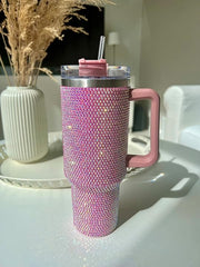 Stanley 40 oz Tumbler with Handle – Aqua Blue | Double Wall Stainless Steel Travel Mug with Lid & Straw