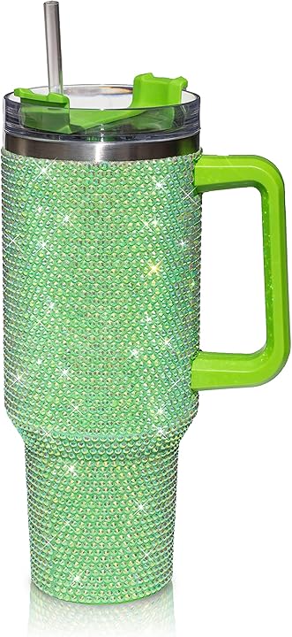 Stanley 40 oz Tumbler with Handle – Aqua Blue | Double Wall Stainless Steel Travel Mug with Lid & Straw