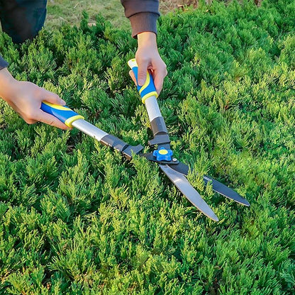 BMB Tools 10-Inch Tree Cutter & Hedge Shears: Precision Trimming with Carbon Steel Blades & Ergonomic Wooden Handle for Bushes