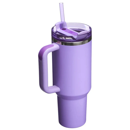 Stanley x Olivia Rodrigo Quencher H2.O Flow State Tumbler 40oz – Limited Edition Insulated Travel Mug with Reusable Straw